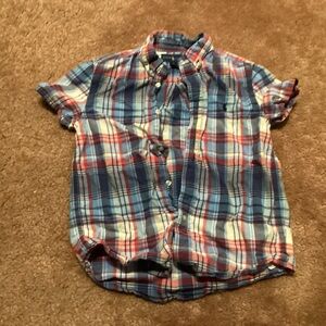 Ralph Lauren Kids Checkered Shirt - Navy, Scarlet, and Ivory